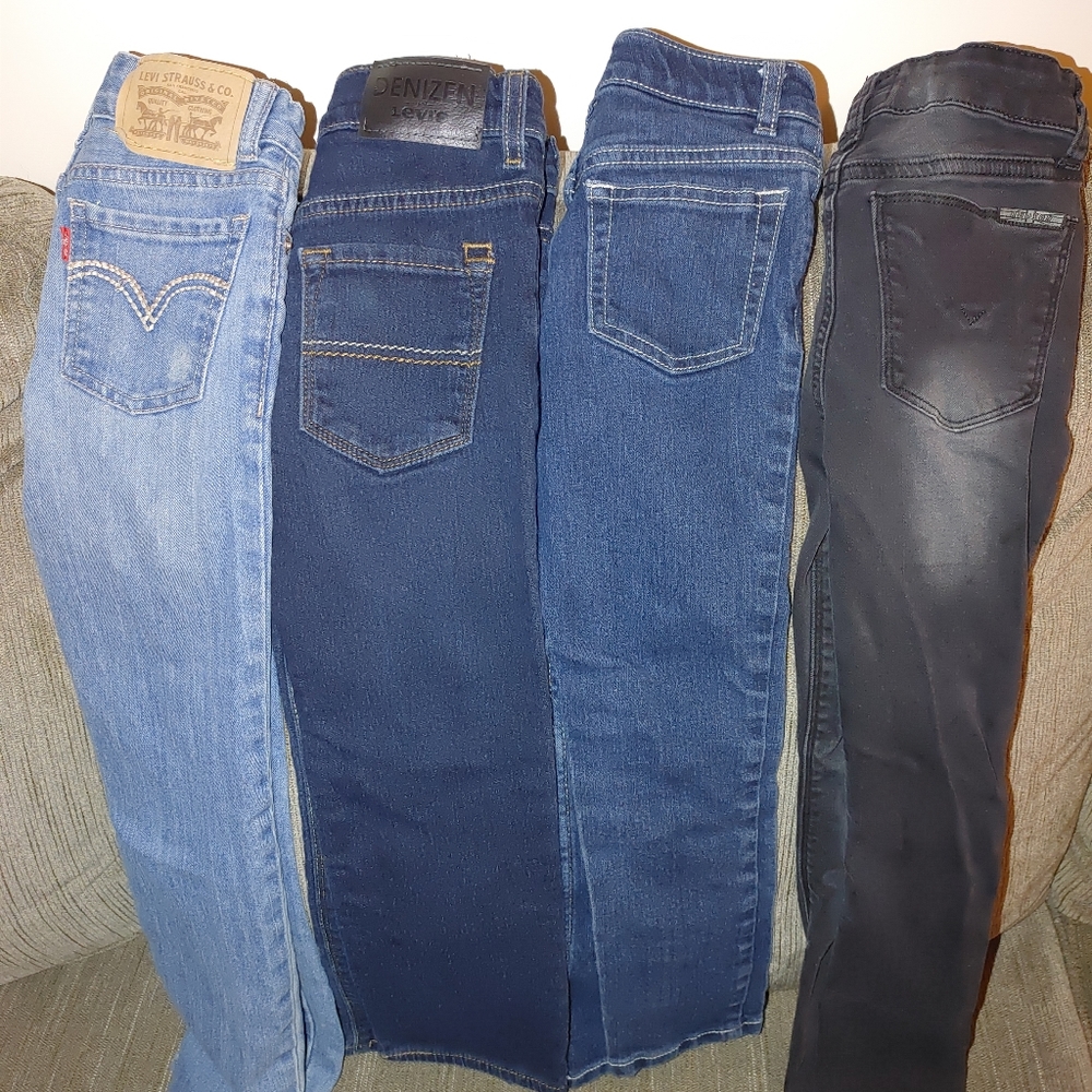 SOLD! ADORABLE 4 piece Girl's Jean Bundle! - Picture 3 of 7